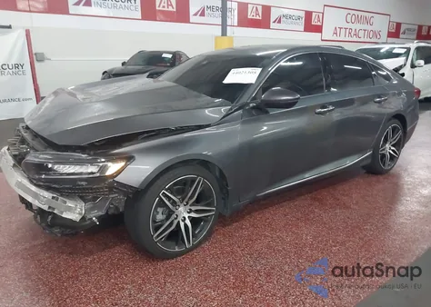 2021 Honda Accord Touring из США, поврежденный, VIN 1HGCV2F9XMA033864